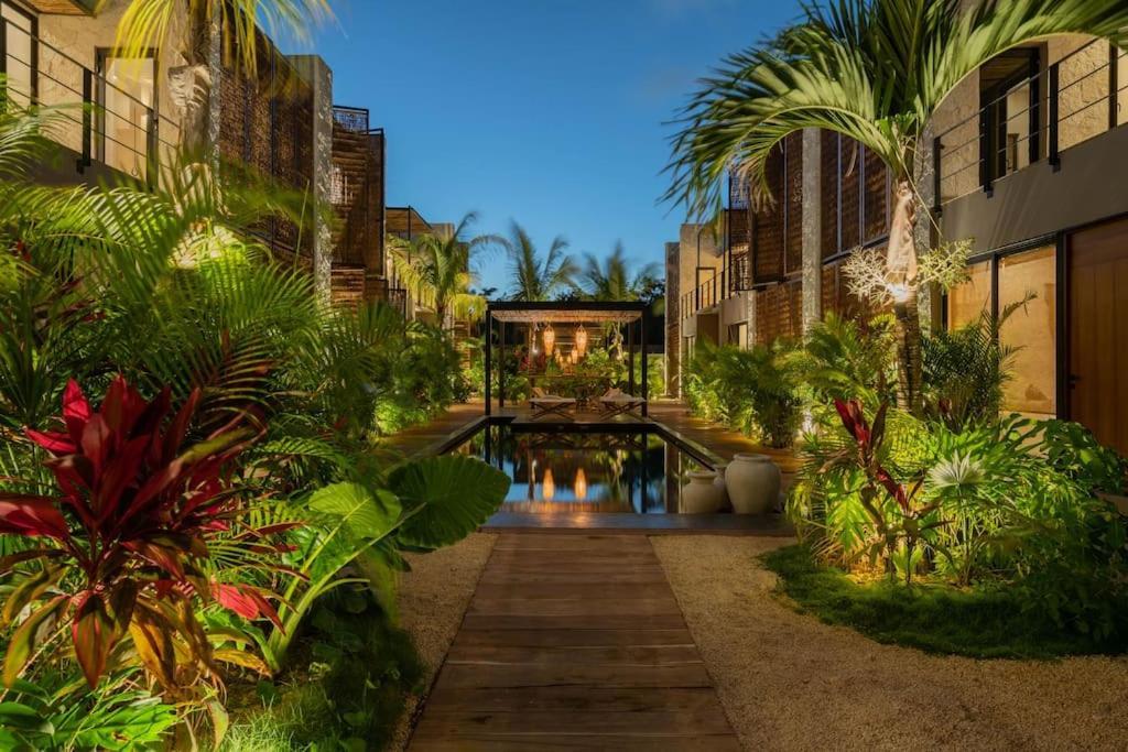 Апартаменты Departamento Boho Chic, Alberca Privada , Centrico Тулум Экстерьер фото