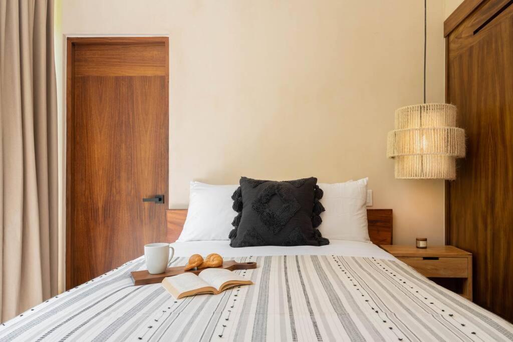 Апартаменты Departamento Boho Chic, Alberca Privada , Centrico Тулум Экстерьер фото