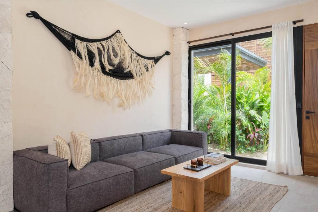 Апартаменты Departamento Boho Chic, Alberca Privada , Centrico Тулум Экстерьер фото
