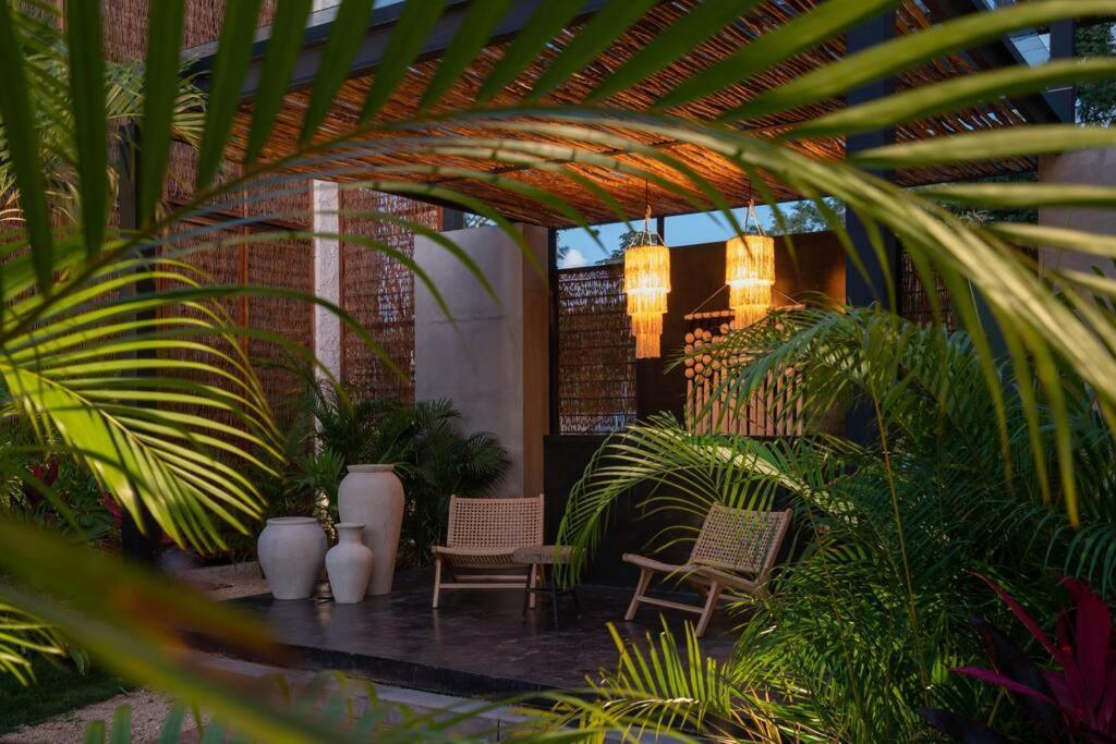 Апартаменты Departamento Boho Chic, Alberca Privada , Centrico Тулум Экстерьер фото