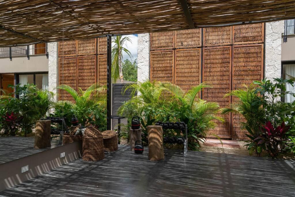 Апартаменты Departamento Boho Chic, Alberca Privada , Centrico Тулум Экстерьер фото