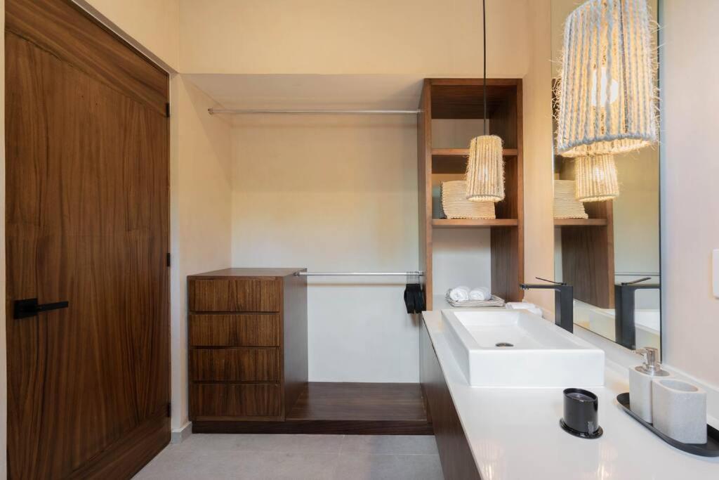 Апартаменты Departamento Boho Chic, Alberca Privada , Centrico Тулум Экстерьер фото